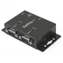 Hub adaptador USB para série industrial de 2 portas StarTech.com de montagem na parede com clipes para calha DIN