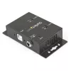 Hub adaptador USB para série industrial de 2 portas StarTech.com de montagem na parede com clipes para calha DIN