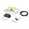 Hub adaptador USB para série industrial de 2 portas StarTech.com de montagem na parede com clipes para calha DIN