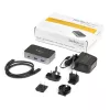 StarTech.com HB31C2A1CGS hub USB-C de 3 portas com Gigabit Ethernet, USB 3.1 Gen 2 10 Gbps, 2x USB-A + 1x USB-C, cabo host de 1 m, com transformador