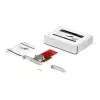 Placa adaptadora dual M.2 PCIe SSD StarTech.com – x8 / x16 Dual NVMe ou AHCI M.2 SSD para PCI Express 3.0 – Compatível com M.2 NGFF PCIe (M-Key) – suporta 2242, 2260, 2280 – JBOD – Mac e PC