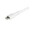 Cabo USB-C para Lightning branco resistente StarTech.com 1,8 m – Cabo de carregamento/sincronização USB Type-C para Lightning robusto em fibra aramida – iPad/iPhone 12 certificado Apple MFi