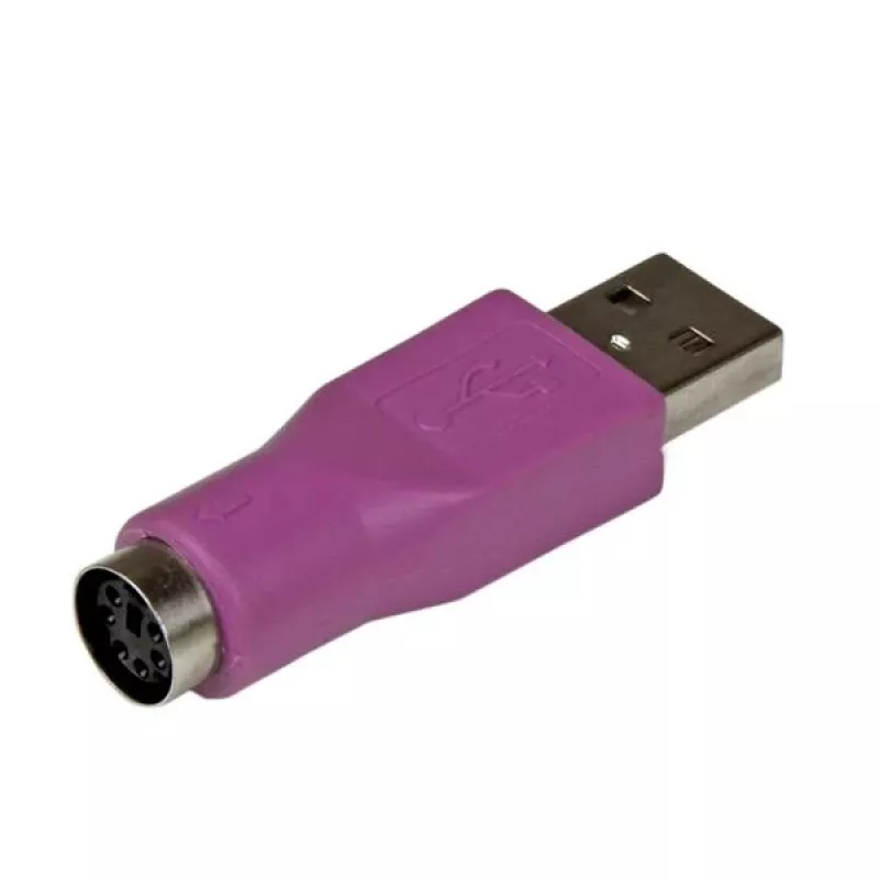 Adaptador de substituição PS/2 para USB StarTech.com – macho/fêmea, USB A, PS/2, violeta