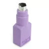 Adaptador de substituição USB para PS/2 StarTech.com – fêmea/macho, PS/2, USB A, violeta