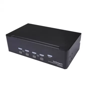 Comutador KVM DisplayPort duplo de 4 portas StarTech.com - 4K 60Hz