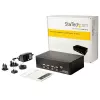 Comutador KVM DisplayPort duplo de 4 portas StarTech.com - 4K 60Hz