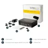 Comutador KVM DisplayPort duplo de 4 portas StarTech.com - 4K 60Hz