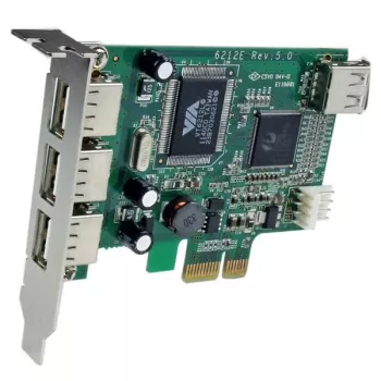 Placa USB de alta velocidade PCI Express de perfil baixo de 4 portas StarTech.com