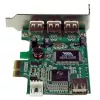 Placa USB de alta velocidade PCI Express de perfil baixo de 4 portas StarTech.com