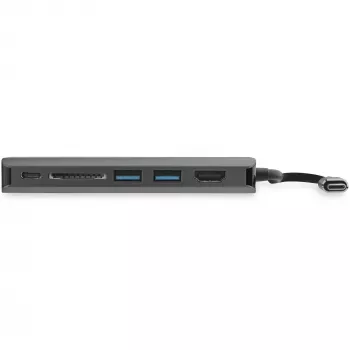 Adaptador multiporta USB C StarTech.com – dock de viagem USB-C com HDMI 4K, hub 3x USB 3.0, SD/SDHC, GbE, 60W PD 3.0 Pass-Through – USB Type-C/Thunderbolt 3 – substitui DKT30CSDHPD