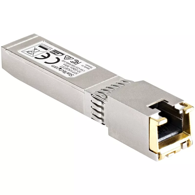 Módulo SFP+ compatível com Cisco SFP-10GB-TC StarTech.com – 10GBASE-T – SFP para RJ45 Cat6/Cat5e – 10GE Gigabit Ethernet SFP+ – RJ-45 30m – Cisco Firepower, ASR1000, ASR9000