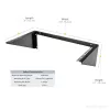 StarTech.com Rack de servidor de montagem vertical na parede – aço maciço – 6HE