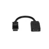 StarTech.com DP2HDMI adaptador/conversor de vídeo de DisplayPort para HDMI, passivo, até 1920x1200, DP macho – HDMI fêmea, 24 cm