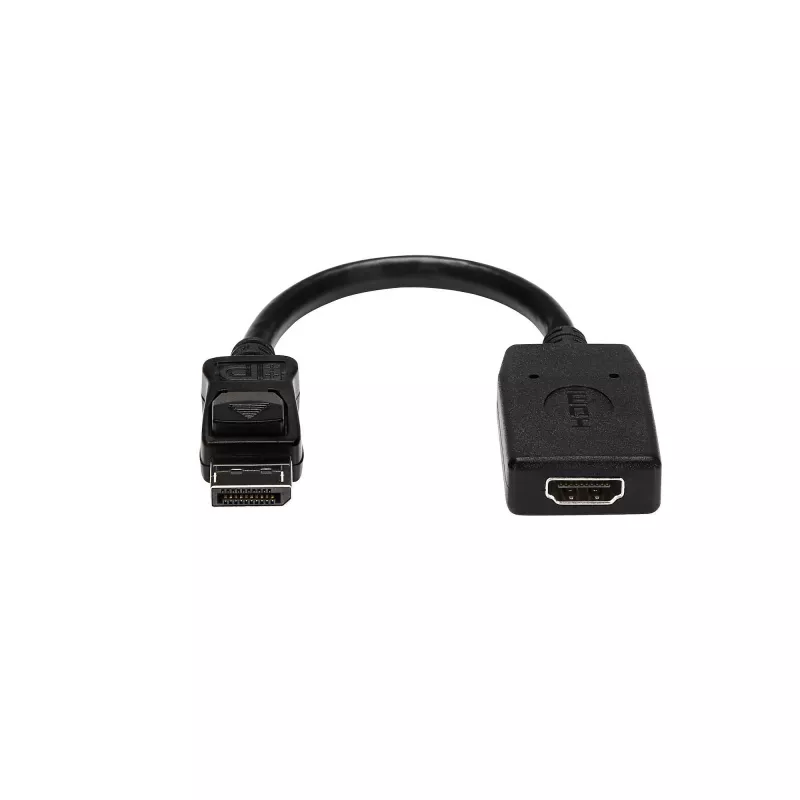 StarTech.com DP2HDMI adaptador/conversor de vídeo de DisplayPort para HDMI, passivo, até 1920x1200, DP macho – HDMI fêmea, 24 cm