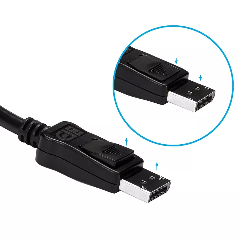 StarTech.com DP2HDMI adaptador/conversor de vídeo de DisplayPort para HDMI, passivo, até 1920x1200, DP macho – HDMI fêmea, 24 cm