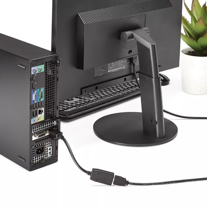 StarTech.com DP2HDMI adaptador/conversor de vídeo de DisplayPort para HDMI, passivo, até 1920x1200, DP macho – HDMI fêmea, 24 cm