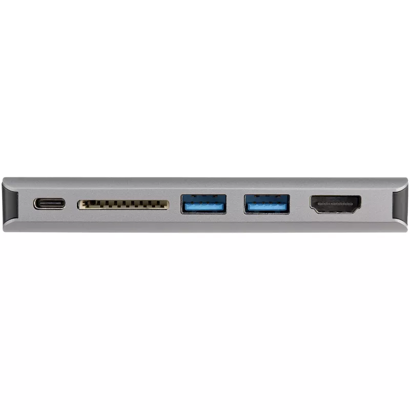 Adaptador multiporta USB-C StarTech.com – dock de viagem mini USB-C com HDMI 4K ou VGA 1080p – hub 3x USB 3.0, SD, GbE, áudio, 100W PD Pass-Through – docking station portátil para portátil/tablet