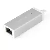 StarTech.com Adaptador de rede USB-C para Gigabit – prateado, com fios, USB, Ethernet, 5000 Mbit/s, prateado