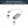 StarTech.com Adaptador de rede USB-C para Gigabit – prateado, com fios, USB, Ethernet, 5000 Mbit/s, prateado