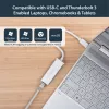StarTech.com Adaptador de rede USB-C para Gigabit – prateado, com fios, USB, Ethernet, 5000 Mbit/s, prateado