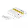 StarTech.com Adaptador de rede USB-C para Gigabit – prateado, com fios, USB, Ethernet, 5000 Mbit/s, prateado