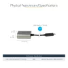 StarTech.com Adaptador USB-C para VGA – adaptador dongle USB Type-C para VGA 1080p – conversor de vídeo USB-C (DP Alt Mode) para monitor/ecrã VGA – compatível com Thunderbolt 3 – cabo integrado de 30 cm – versão melhorada do CDP2VGA