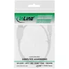 Cabo Mini USB 2.0 InLine, Type-A macho / Mini-B macho (5 pinos), branco, 0,5 m
