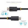 StarTech.com Cabo DisplayPort 1.2 de 3m – cabo DisplayPort 4K x 2K Ultra HD certificado VESA – cabo DP para DP para monitor – cabo de vídeo/display DP – fichas DP com encaixe