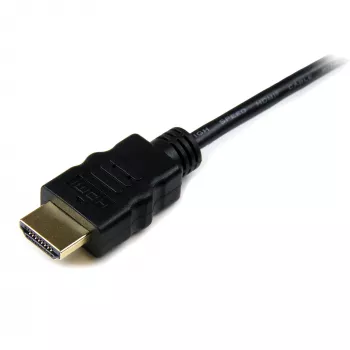 StarTech.com Cabo Micro-HDMI para HDMI de 2m com Ethernet – vídeo 4K 30Hz – cabo adaptador/conversor durável Micro-HDMI Type-D para HDMI 1.4 de alta velocidade – monitores/televisores/ecrãs UHD HDMI – M/M