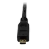 StarTech.com HDADMM2M cabo High Speed HDMI para Micro HDMI com Ethernet, M/M, 2 m, 34 AWG, conectores banhados a ouro, preto