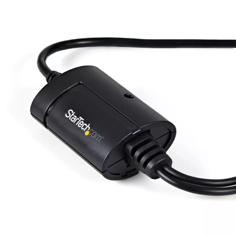 StarTech.com ICUSB2322F cabo adaptador FTDI de USB para série RS232 de 2 portas, USB 2.0, 2,1 m, preto