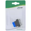 Adaptador USB 3.0 interno InLine 2x USB A fêmea para header da placa-mãe