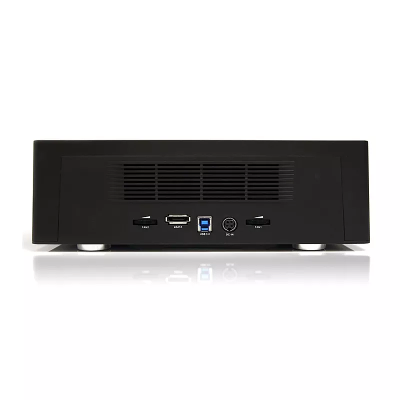 StarTech.com Dock duplicador de discos rígidos SATA autónomo 1:3 USB 3.0 eSATA de 4 baías
