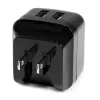 Carregador USB de parede StarTech.com de porta dupla – viagens internacionais – 17W/3,4A – preto