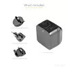Carregador USB de parede StarTech.com de porta dupla – viagens internacionais – 17W/3,4A – preto