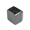 Carregador USB de parede StarTech.com de porta dupla – viagens internacionais – 17W/3,4A – preto