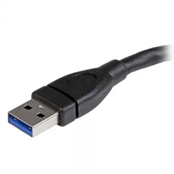 Cabo de extensão USB 3.0 A para A StarTech.com – 6 polegadas, preto, 0,152 m, USB A, USB A, USB 3.2 Gen 1 (3.1 Gen 1), 5 Gbit/s, preto