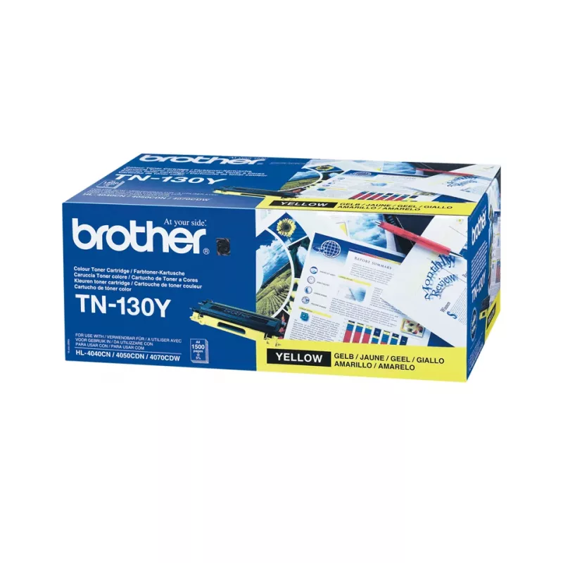 Brother TN-130Y cartucho de toner, amarelo, 1500 páginas