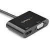 Adaptador DisplayPort para HDMI VGA StarTech.com - adaptador DisplayPort 1.2 HBR2 para HDMI 2.0 (4K 60Hz) ou conversor VGA 1080p - adaptador de monitor DP para HDMI ou VGA - adaptador de vídeo digital
