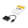 Adaptador DisplayPort para HDMI VGA StarTech.com - adaptador DisplayPort 1.2 HBR2 para HDMI 2.0 (4K 60Hz) ou conversor VGA 1080p - adaptador de monitor DP para HDMI ou VGA - adaptador de vídeo digital