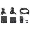 Hub extensor USB 2.0 de 4 portas StarTech.com através de um único cabo Ethernet CAT5e/CAT6 (RJ45) – 100m – kit adaptador de hub extensor USB – caixa metálica – alimentação externa – 480 Mbit/s