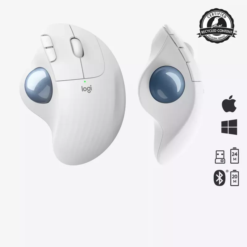 Rato Logitech ERGO M575 Wireless Trackball RF Wireless + Bluetooth
