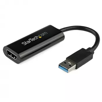 Adaptador USB 3.0 para HDMI StarTech.com, conversor USB para monitor HDMI para Windows, 1080P (sem suporte para macOS/ChromeOS/Linux) – TAA