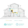 Adaptador PowerLine TP-Link TL-WPA1000 KIT 1000 Mbit/s Ethernet LAN Wi-Fi branco 2 unid.