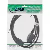 Cabo de alimentação InLine ficha Reino Unido / conector fêmea IEC C13 de 3 polos, 1,8 m
