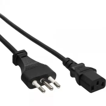Cabo de alimentação InLine, ficha Itália / ficha IEC C13 de 3 polos, 1,8 m
