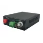Transmissor AV LevelOne extensor de 1 canal BNC sobre fibra ótica kit 20 km