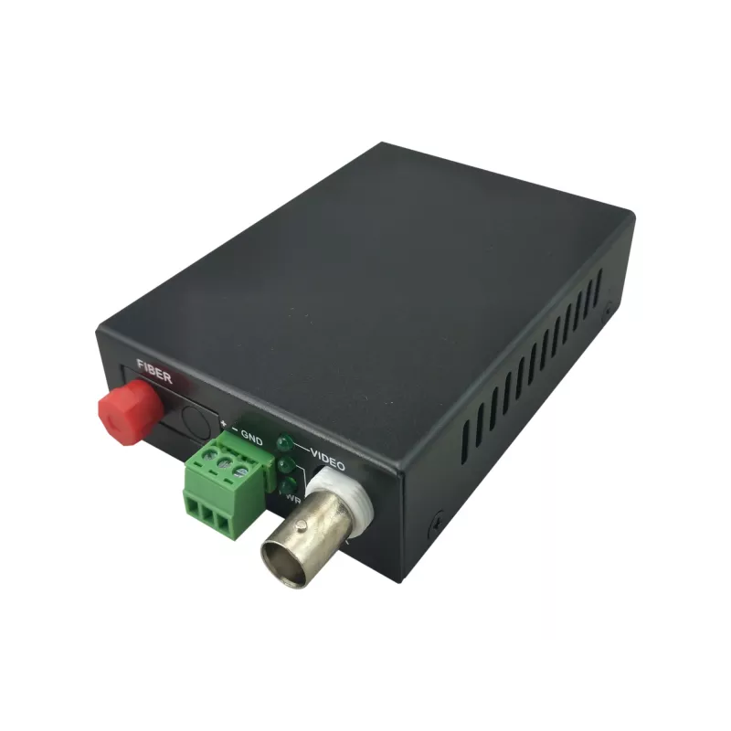 Transmissor AV LevelOne extensor de 1 canal BNC sobre fibra ótica kit 20 km