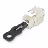 StarTech.com RJ45 Port Locks – pack de 10 com chave de segurança, bloqueador de porta RJ45 com fecho/tampa antipoeira, proteção de porta Ethernet/LAN reutilizável, bloqueador de pó com encaixe RJ45 para servidores/switches/tomadas de parede