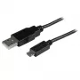 Cabo Micro-USB curto StarTech.com - M/M – 15 cm (6 polegadas), 0,15 m, USB A, Micro-USB B, USB 2.0, ficha/ficha, preto